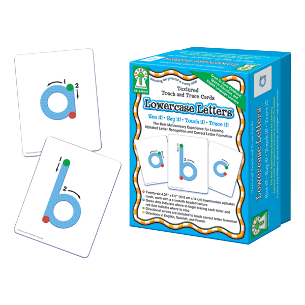 Carson Dellosa Textured Touch & Trace Letters (Lowercase)